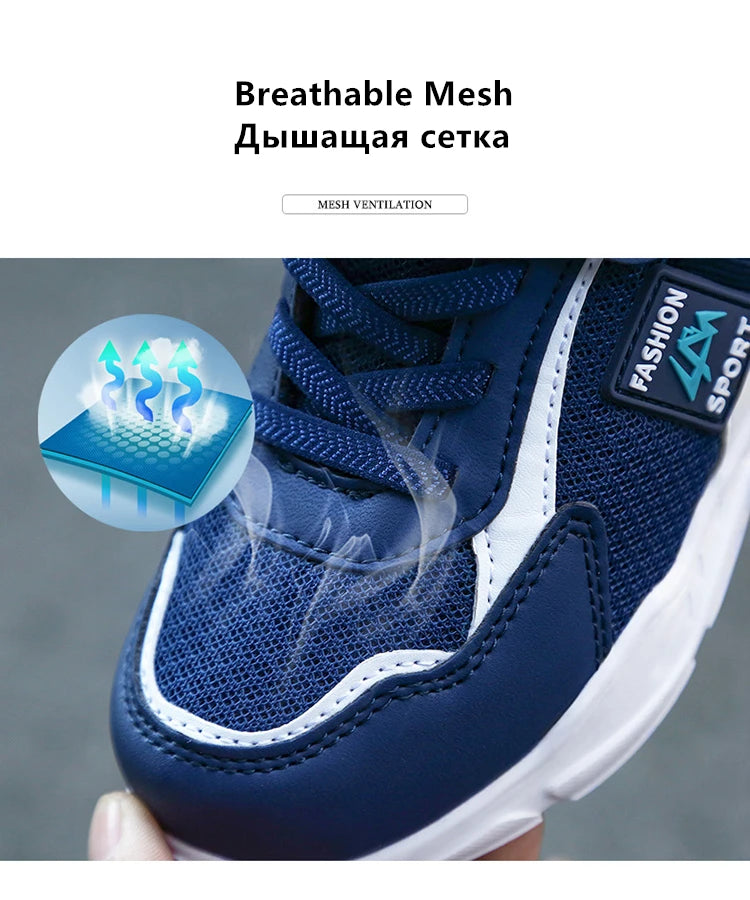 All Seasons Kids' Sneakers Children's Fashion Sports Shoes Boys' Running Leisure Breathable Outdoor Shoes Lightweight Breathable