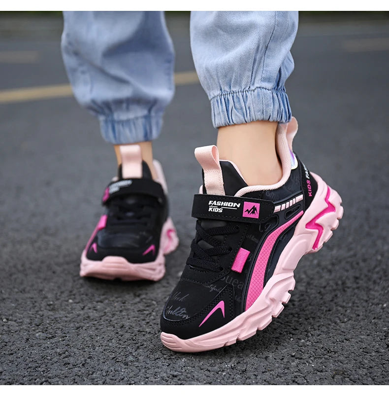 Kids Girls Shoes Running School Casual Sports Breathable Non-slip Sneakers Basketball Children Outdoor Walking Tennis All Season