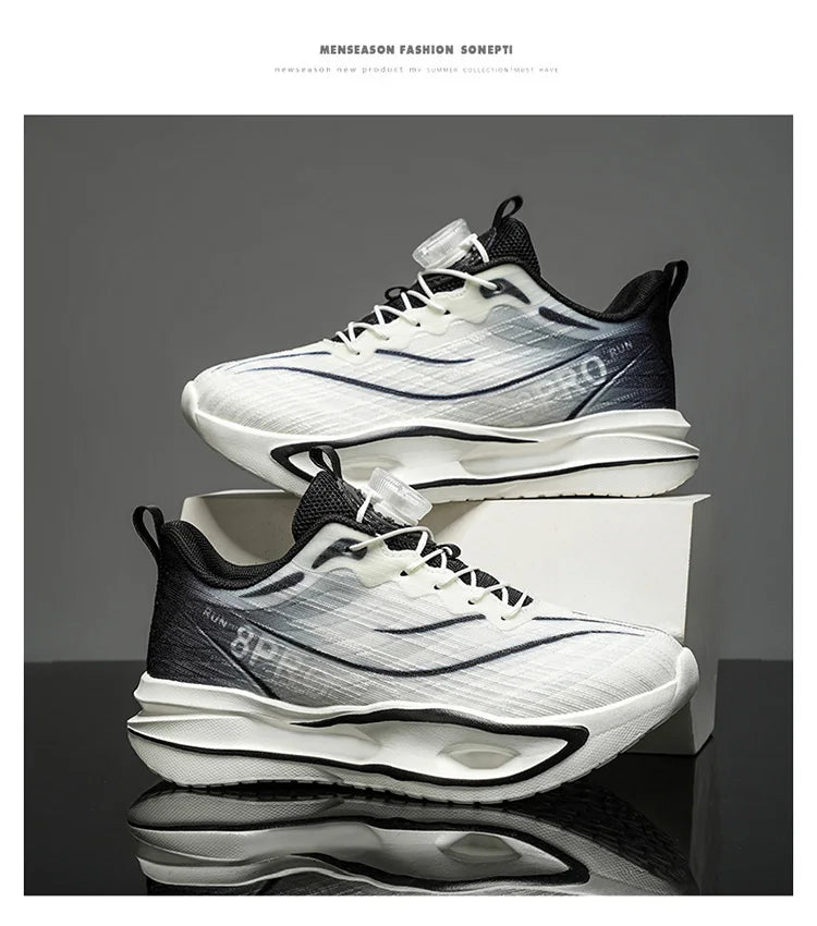 Four Season Kids Sneakers High-quality Ultra Light Anti Slip Button Up Training Shoes Comfort Girls Boys Outdoor Walk Run Shoes