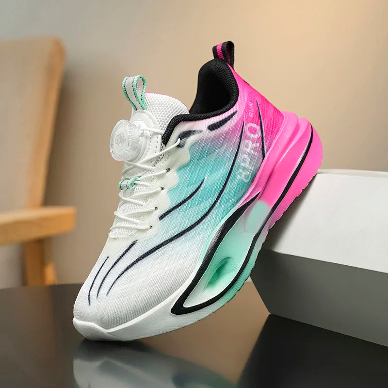 Four Season Kids Sneakers High-quality Ultra Light Anti Slip Button Up Training Shoes Comfort Girls Boys Outdoor Walk Run Shoes