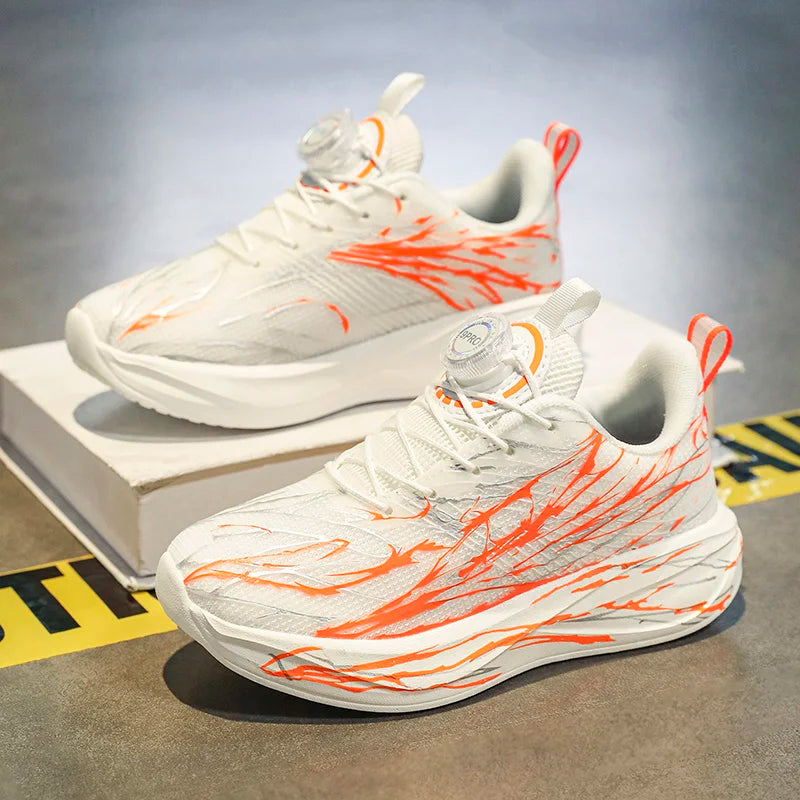 2025 New Arrival Children Sneakers for Boys Air Mesh Breathable Running Sports Shoes Kids Girls Flat Casual Shoes Big Size 40