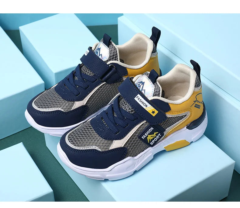 Single Net Children's Shoes Boys Sneakers Summer Breathable Non-slip Surface Girls Casual Tennis Sports Running Outdoor Shoes