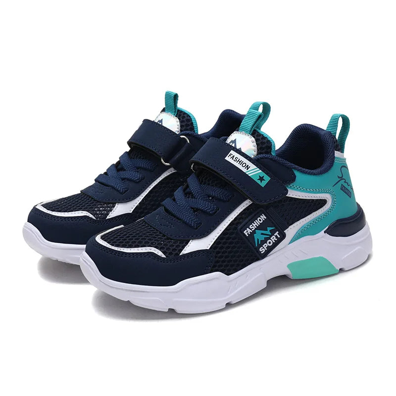 Single Net Children's Shoes Boys Sneakers Summer Breathable Non-slip Surface Girls Casual Tennis Sports Running Outdoor Shoes