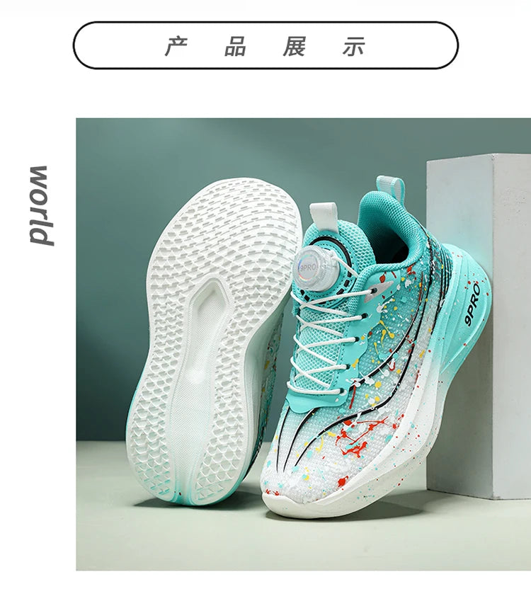 Boys' Running Leisure Breathable Outdoor Kids Shoes Lightweight Sneakers Shoes Four Seasons Children's Fashion Sports Shoes