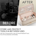 A44F-Doyosh Carrying Case For Shark Flex Style, Case Compatible With Shark/Dyson Hair Dryer, Portable Double-Layer Travel Bag
