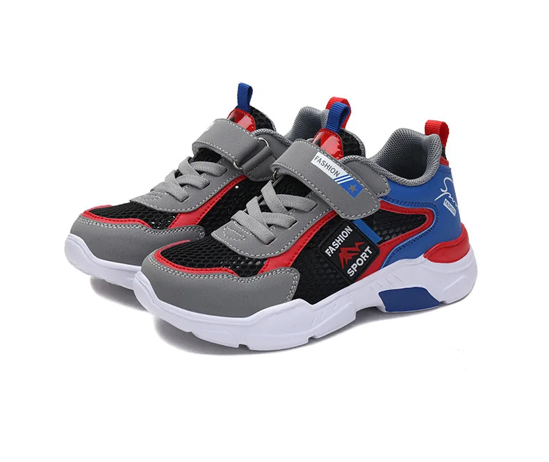 Single Net Children's Shoes Boys Sneakers Summer Breathable Non-slip Surface Girls Casual Tennis Sports Running Outdoor Shoes