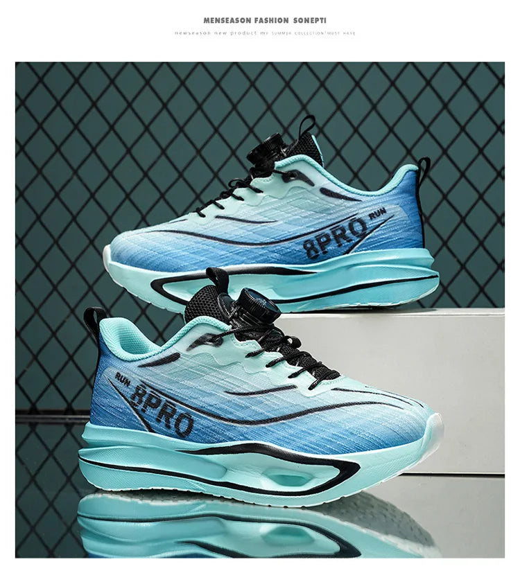 Four Season Kids Sneakers High-quality Ultra Light Anti Slip Button Up Training Shoes Comfort Girls Boys Outdoor Walk Run Shoes