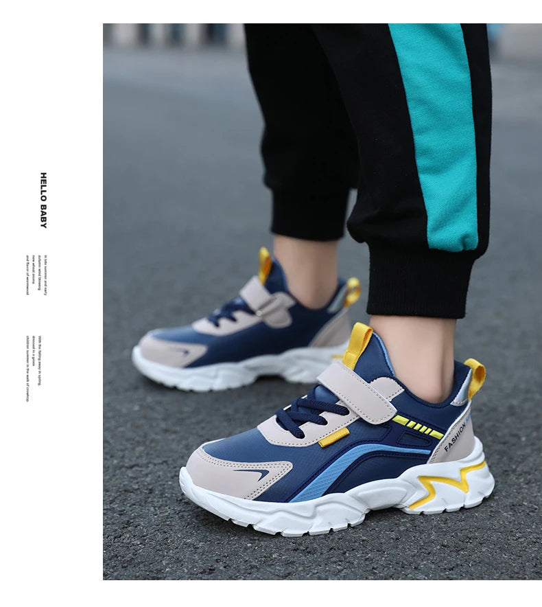 Children Sports Shoes Breathable Casual Sneakers For Boys Lightweight Running Outdoor Walking Tennis Kids School Shoes