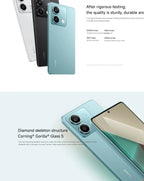 5G Smartphone Global Rom Original Xiaomi Redmi Note 13 256GB Dimensity 6080 Ultra 140Hz LCD Display 64MP Triple Camera 5000mAh