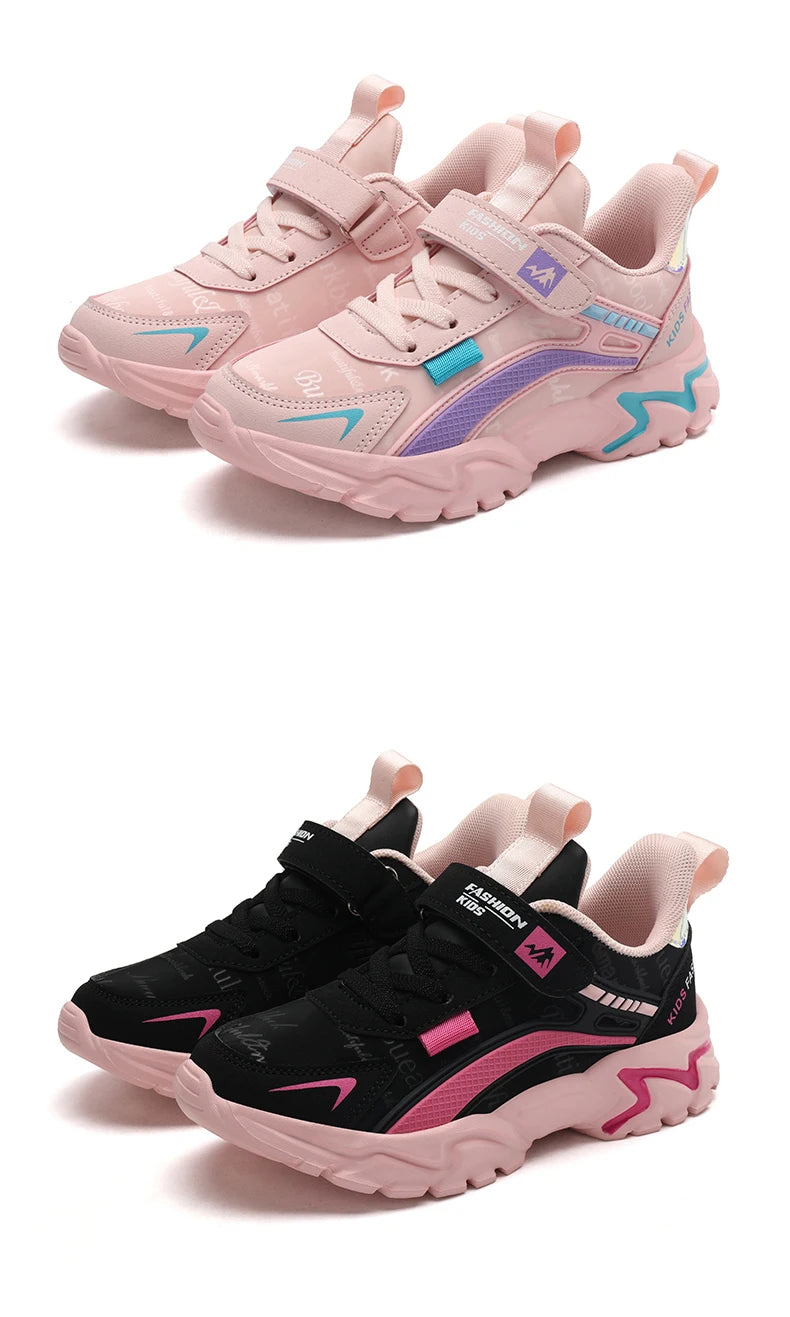 Kids Girls Shoes Running School Casual Sports Breathable Non-slip Sneakers Basketball Children Outdoor Walking Tennis All Season