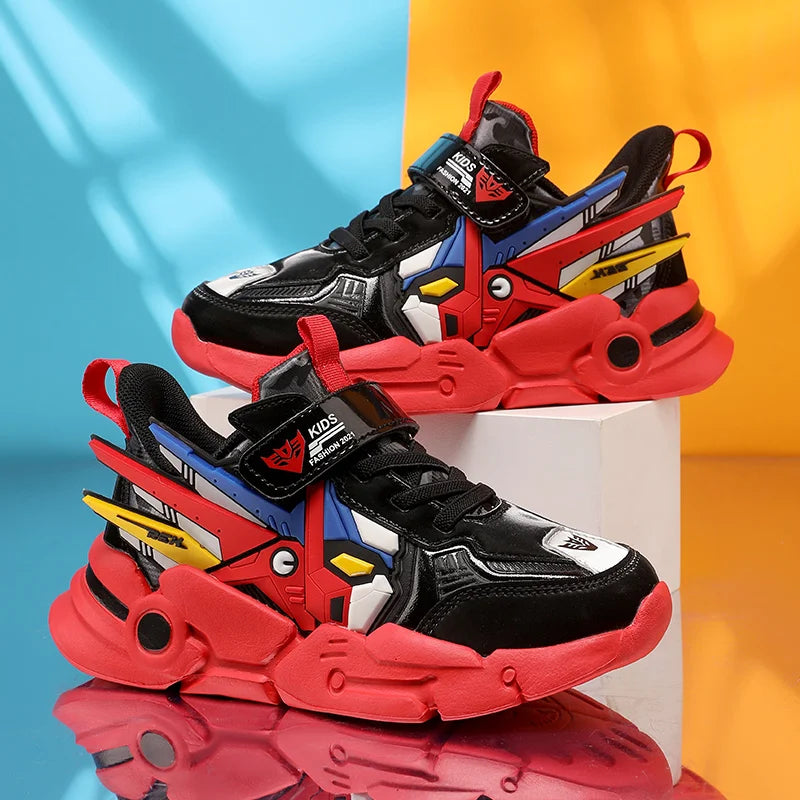 Hot Selling Trendy Childrens Sports Shoes Outdoor Comfortable Breathable Running Shoes Daily Wear-resistant Park Casual Shoes