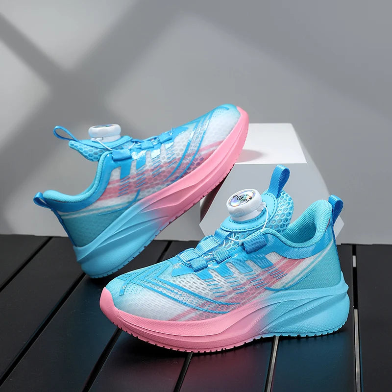 Childrens Sneakers Fashion Lightweight Soft Sole Ventilate Luxury Design School Running Sports 2025 New Training Shoes for Kids