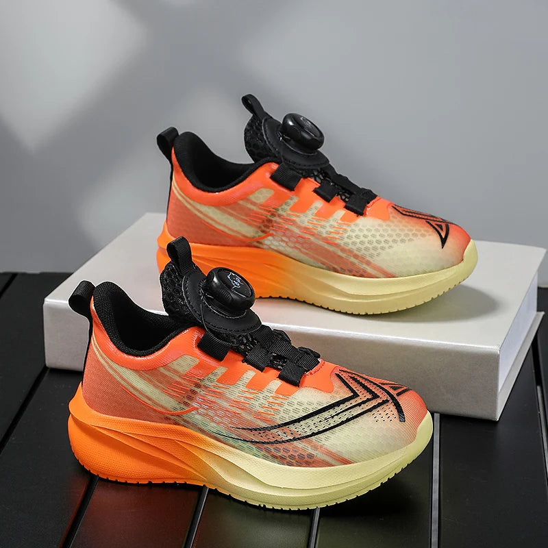 Childrens Sneakers Fashion Lightweight Soft Sole Ventilate Luxury Design School Running Sports 2025 New Training Shoes for Kids