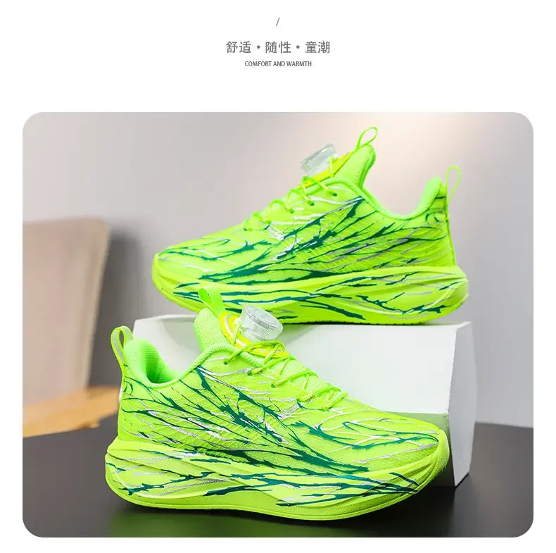 2025 New Arrival Children Sneakers for Boys Air Mesh Breathable Running Sports Shoes Kids Girls Flat Casual Shoes Big Size 40