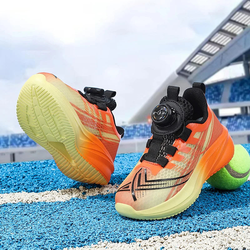 Childrens Sneakers Fashion Lightweight Soft Sole Ventilate Luxury Design School Running Sports 2025 New Training Shoes for Kids