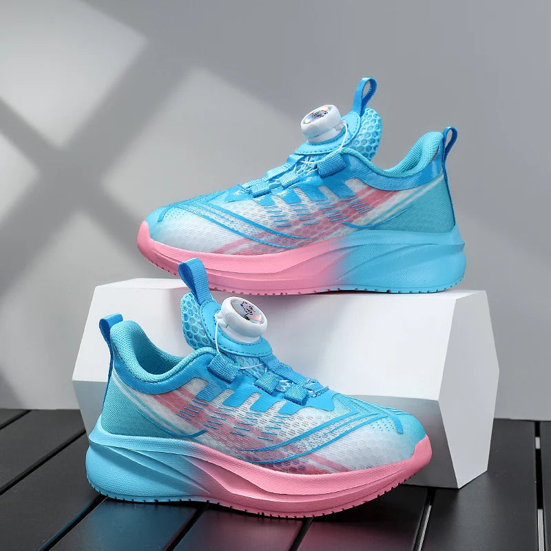 Childrens Sneakers Fashion Lightweight Soft Sole Ventilate Luxury Design School Running Sports 2025 New Training Shoes for Kids