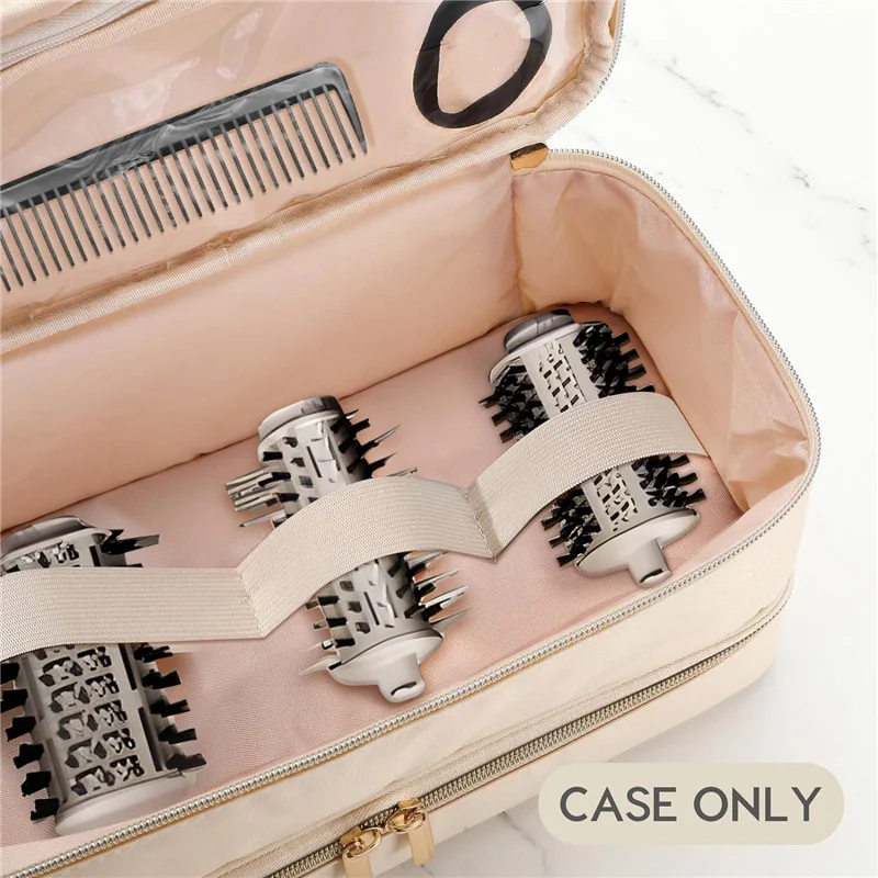 A44F-Doyosh Carrying Case For Shark Flex Style, Case Compatible With Shark/Dyson Hair Dryer, Portable Double-Layer Travel Bag