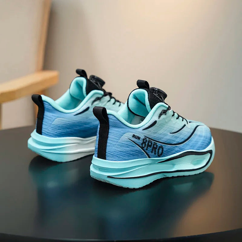 Four Season Kids Sneakers High-quality Ultra Light Anti Slip Button Up Training Shoes Comfort Girls Boys Outdoor Walk Run Shoes