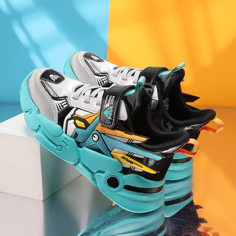 Hot Selling Trendy Childrens Sports Shoes Outdoor Comfortable Breathable Running Shoes Daily Wear-resistant Park Casual Shoes