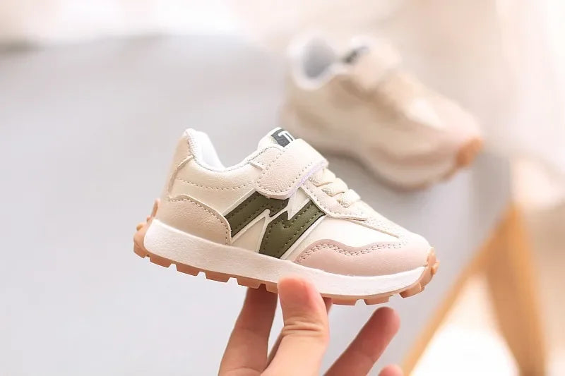 Children's Sports Shoes Toddler Breathable Non Slip Comfort Sneakers Lightweight Hook and Loop Soft Sole Running Casual Shoes