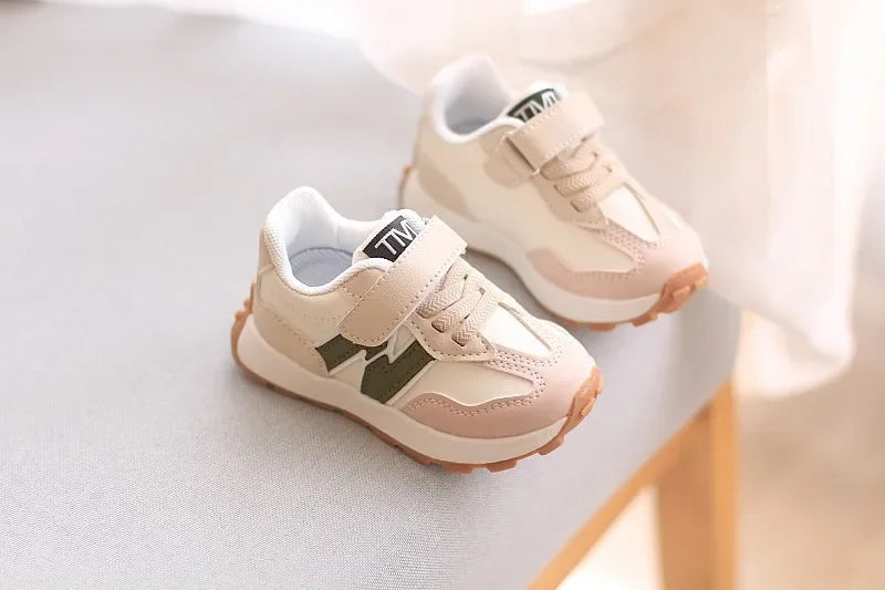 Children's Sports Shoes Toddler Breathable Non Slip Comfort Sneakers Lightweight Hook and Loop Soft Sole Running Casual Shoes