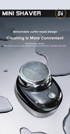 2025 Upgraded MNI Men's Shaver - IPX7 USB-C Fast Charge, 9000RPM Wet&Dry Trimmer shaving machine for men back razor