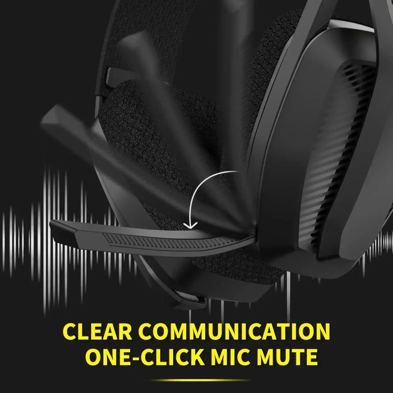 BINNUNE BW06 2.4GHz Bluetooth Gaming Headset with Mic for PS5 PS4 PC Mac Playstation Wireless Gaming headphone with Microphone