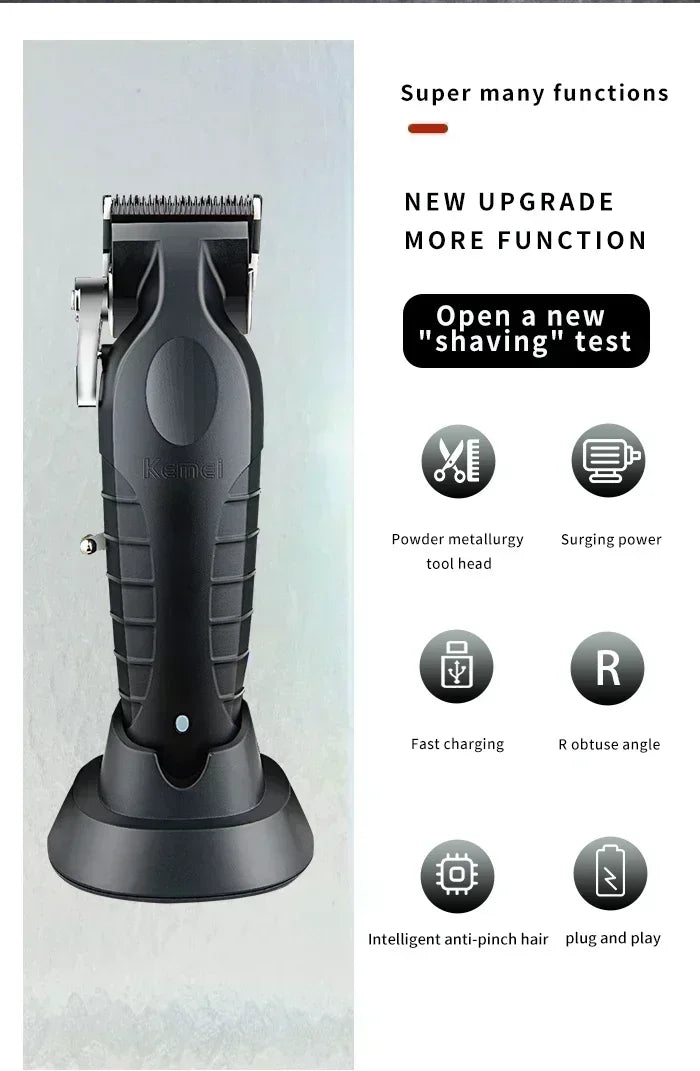 Kemei Hair Clipper Kit KM-2296 KM-2299 KM-1102 Men's Electric Hair Trimmer Machine Professional Hair Cutting Machine Clipper