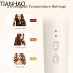Ionic 360 Degree Ceramic Barrel Electric Professional Auto Rotating Curling Iron Automatic Hair Curler Wand