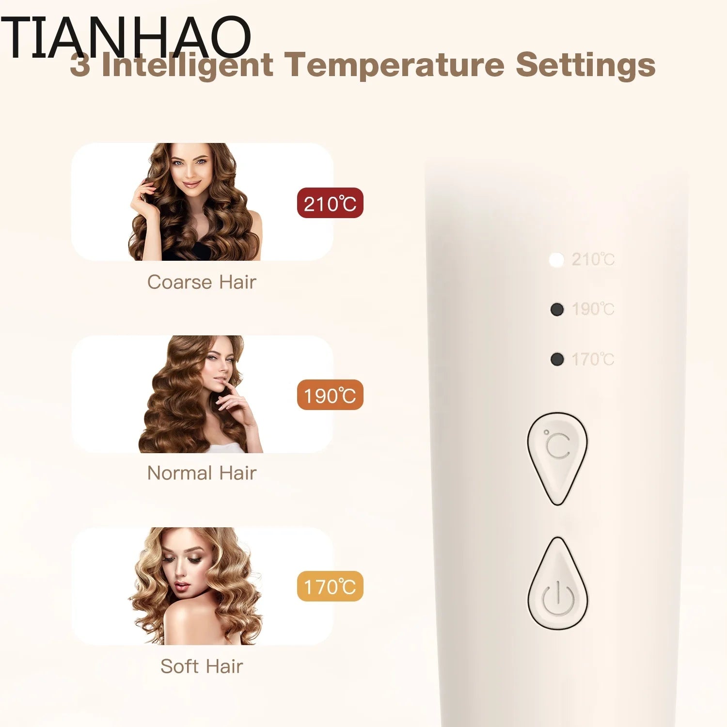 Ionic 360 Degree Ceramic Barrel Electric Professional Auto Rotating Curling Iron Automatic Hair Curler Wand