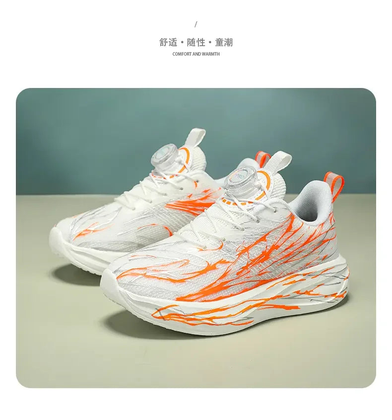 2025 New Arrival Children Sneakers for Boys Air Mesh Breathable Running Sports Shoes Kids Girls Flat Casual Shoes Big Size 40