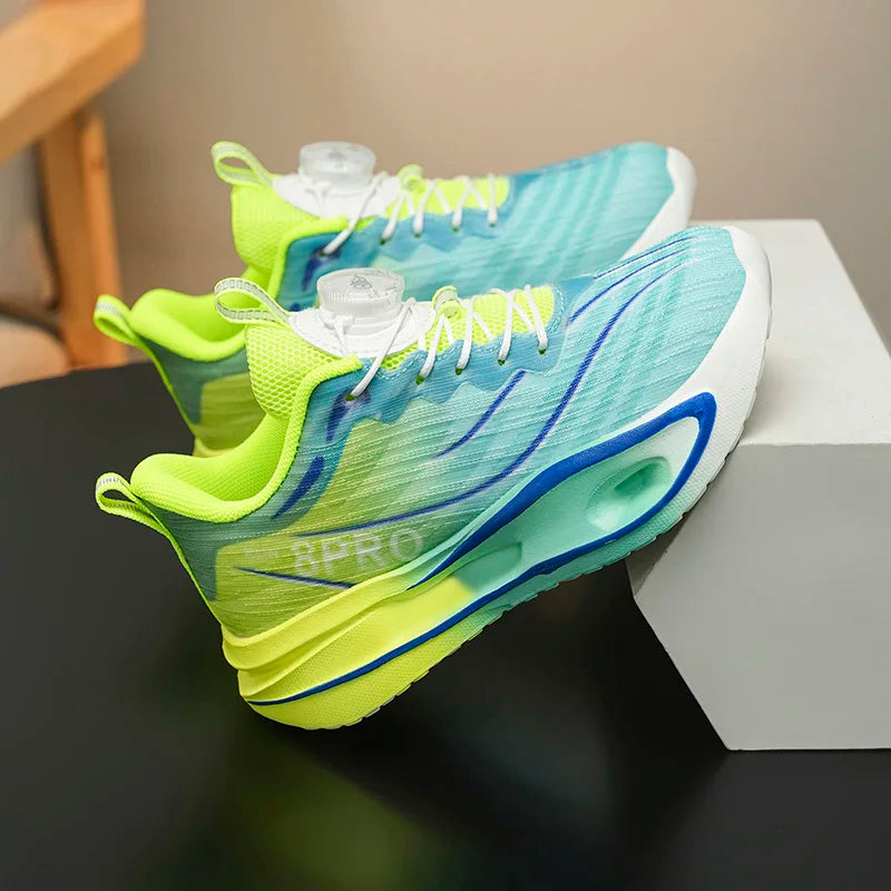 Four Season Kids Sneakers High-quality Ultra Light Anti Slip Button Up Training Shoes Comfort Girls Boys Outdoor Walk Run Shoes