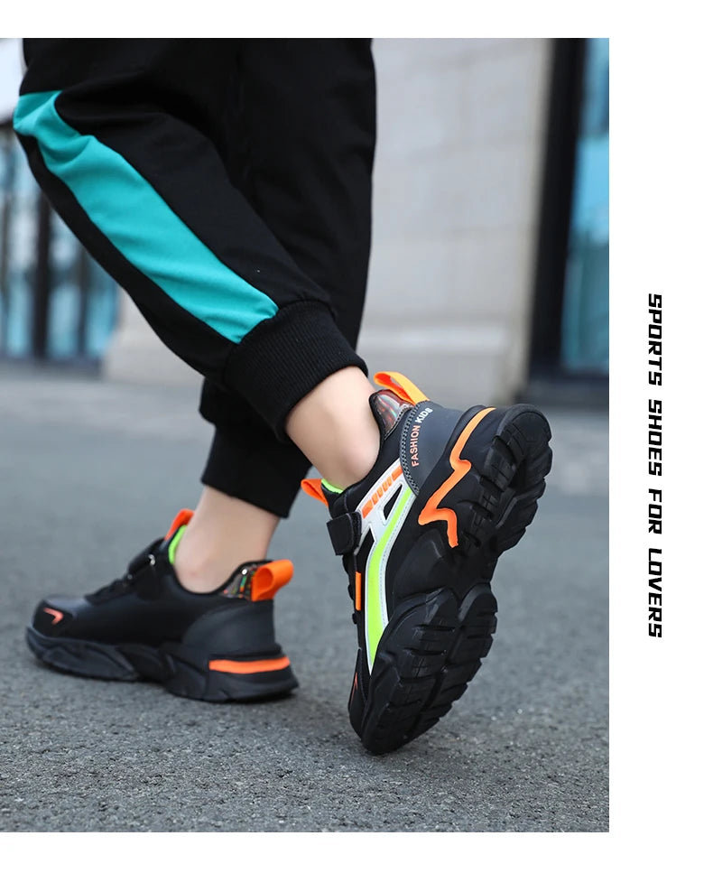 Children Sports Shoes Breathable Casual Sneakers For Boys Lightweight Running Outdoor Walking Tennis Kids School Shoes