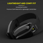 BINNUNE BW06 2.4GHz Bluetooth Gaming Headset with Mic for PS5 PS4 PC Mac Playstation Wireless Gaming headphone with Microphone