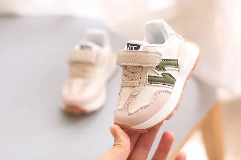 Children's Sports Shoes Toddler Breathable Non Slip Comfort Sneakers Lightweight Hook and Loop Soft Sole Running Casual Shoes