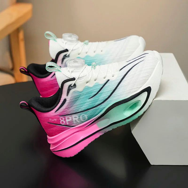 Four Season Kids Sneakers High-quality Ultra Light Anti Slip Button Up Training Shoes Comfort Girls Boys Outdoor Walk Run Shoes