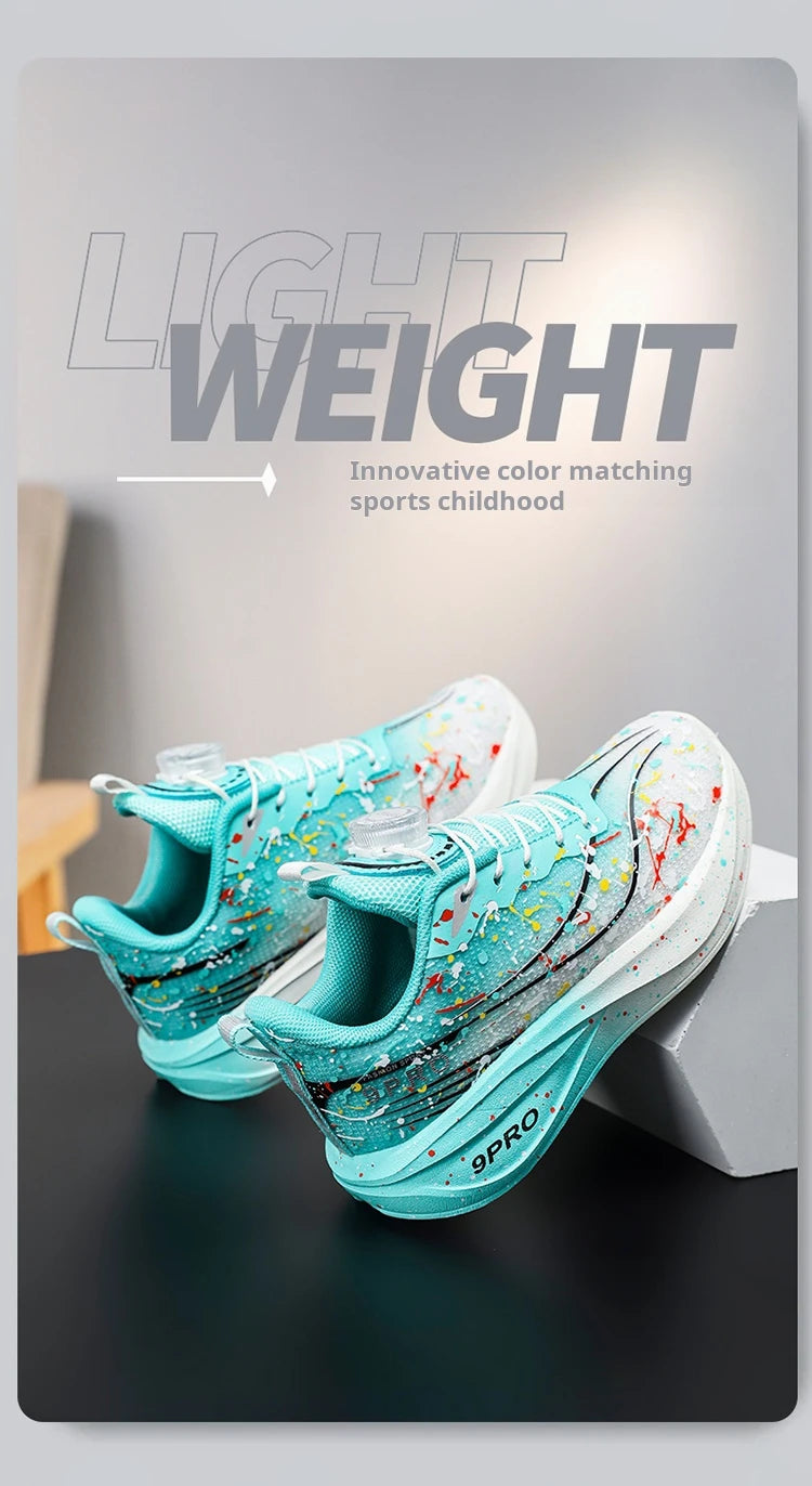 Boys' Running Leisure Breathable Outdoor Kids Shoes Lightweight Sneakers Shoes Four Seasons Children's Fashion Sports Shoes