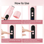 Electric Shaver for Women Wet & Dry Hair Razors 2 in 1 Double Head Dual Bikini Hair Trimmer Painless Hair Remover For Body Leg