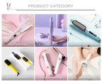 Ionic 360 Degree Ceramic Barrel Electric Professional Auto Rotating Curling Iron Automatic Hair Curler Wand