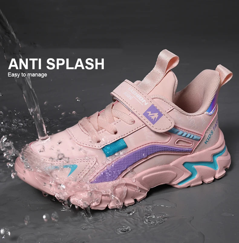 Kids Girls Shoes Running School Casual Sports Breathable Non-slip Sneakers Basketball Children Outdoor Walking Tennis All Season