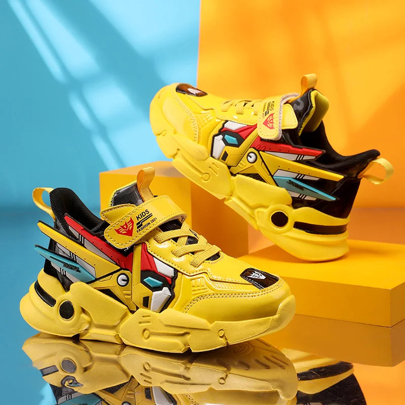 Hot Selling Trendy Childrens Sports Shoes Outdoor Comfortable Breathable Running Shoes Daily Wear-resistant Park Casual Shoes