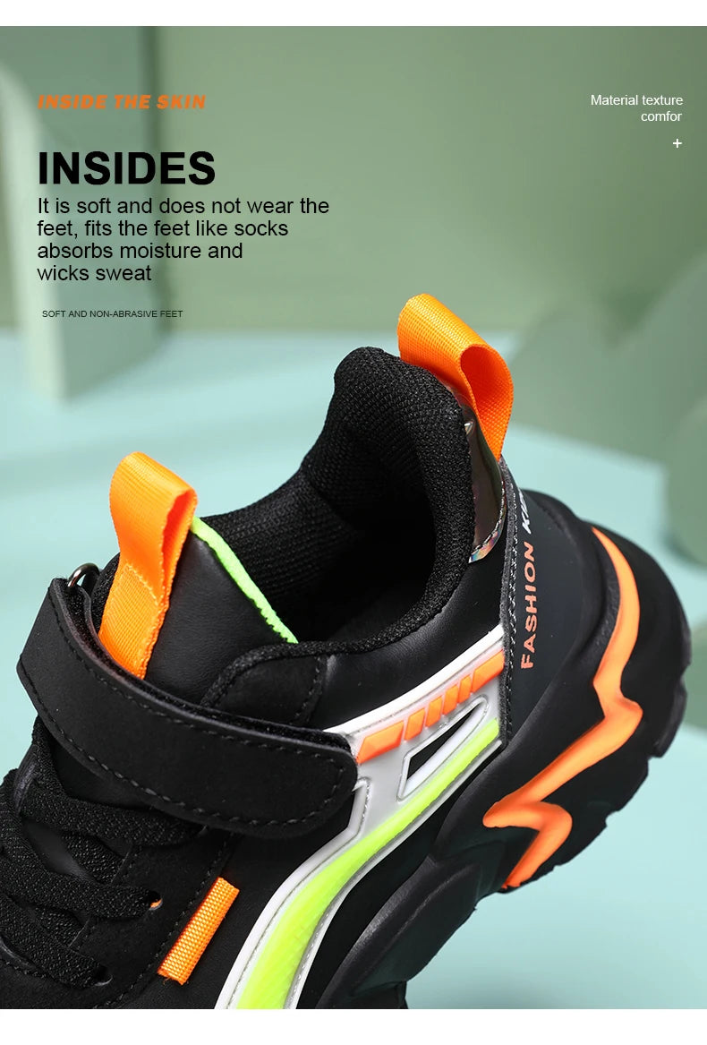 Children Sports Shoes Breathable Casual Sneakers For Boys Lightweight Running Outdoor Walking Tennis Kids School Shoes