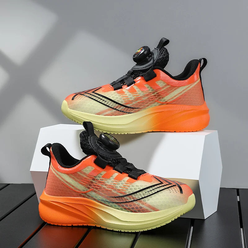 Childrens Sneakers Fashion Lightweight Soft Sole Ventilate Luxury Design School Running Sports 2025 New Training Shoes for Kids