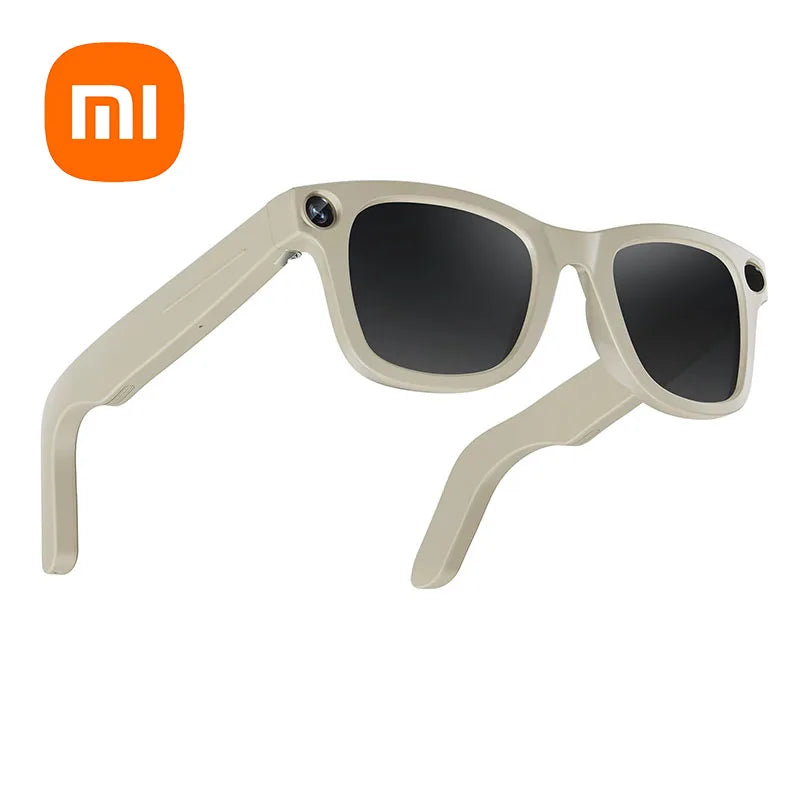 Xiaomi 4k Smart AI Bluetooth Glasses HD 800W pixel Shooting Waterproof Camera Photo Video Voice Call Translation Smart Glasses