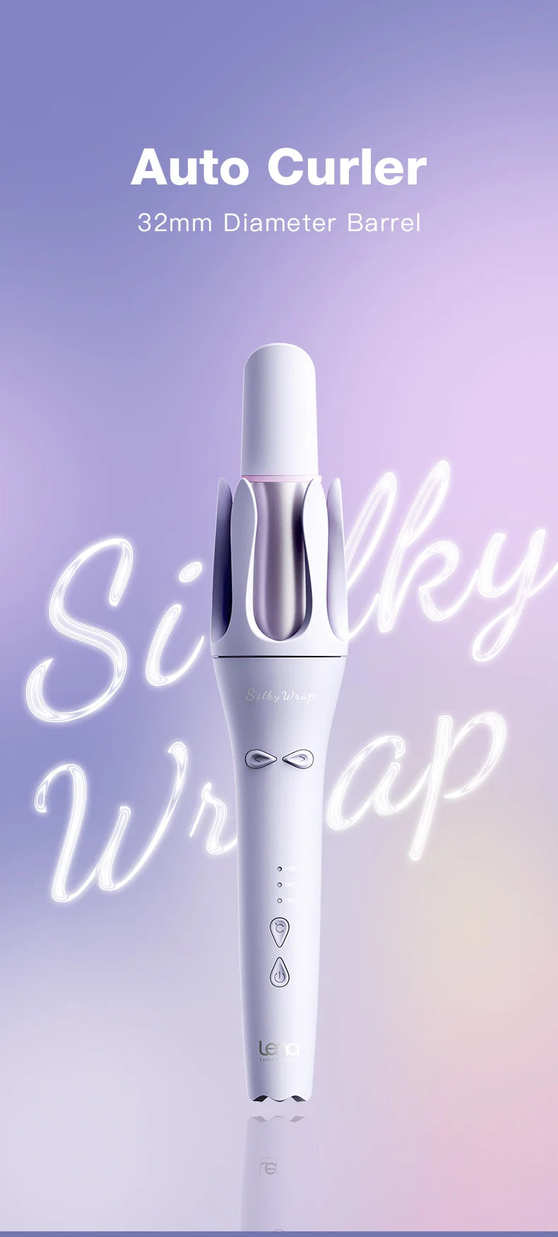 Ionic 360 Degree Ceramic Barrel Electric Professional Auto Rotating Curling Iron Automatic Hair Curler Wand