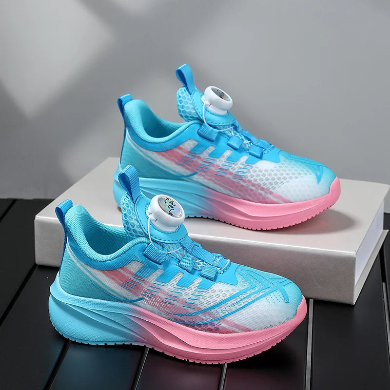 Childrens Sneakers Fashion Lightweight Soft Sole Ventilate Luxury Design School Running Sports 2025 New Training Shoes for Kids