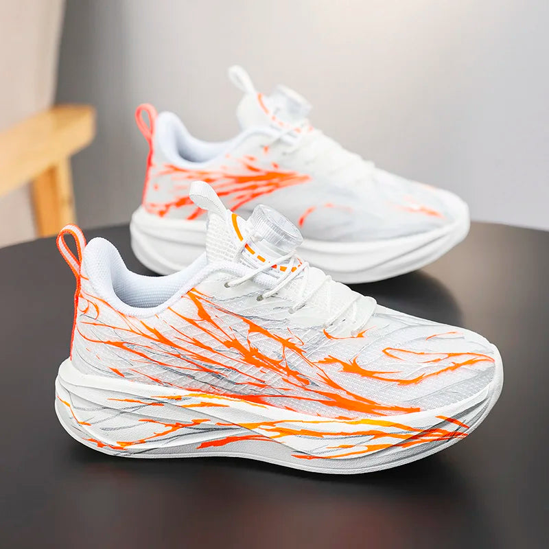 2025 New Arrival Children Sneakers for Boys Air Mesh Breathable Running Sports Shoes Kids Girls Flat Casual Shoes Big Size 40