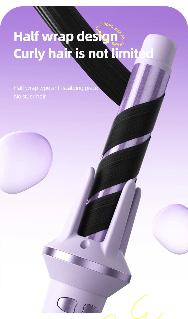 Automatic Hair Curler 28mm/32mm Large Wave Curling Iron Anion Fast Heating Professional Styling Curlers Curling Wand Hair Waver