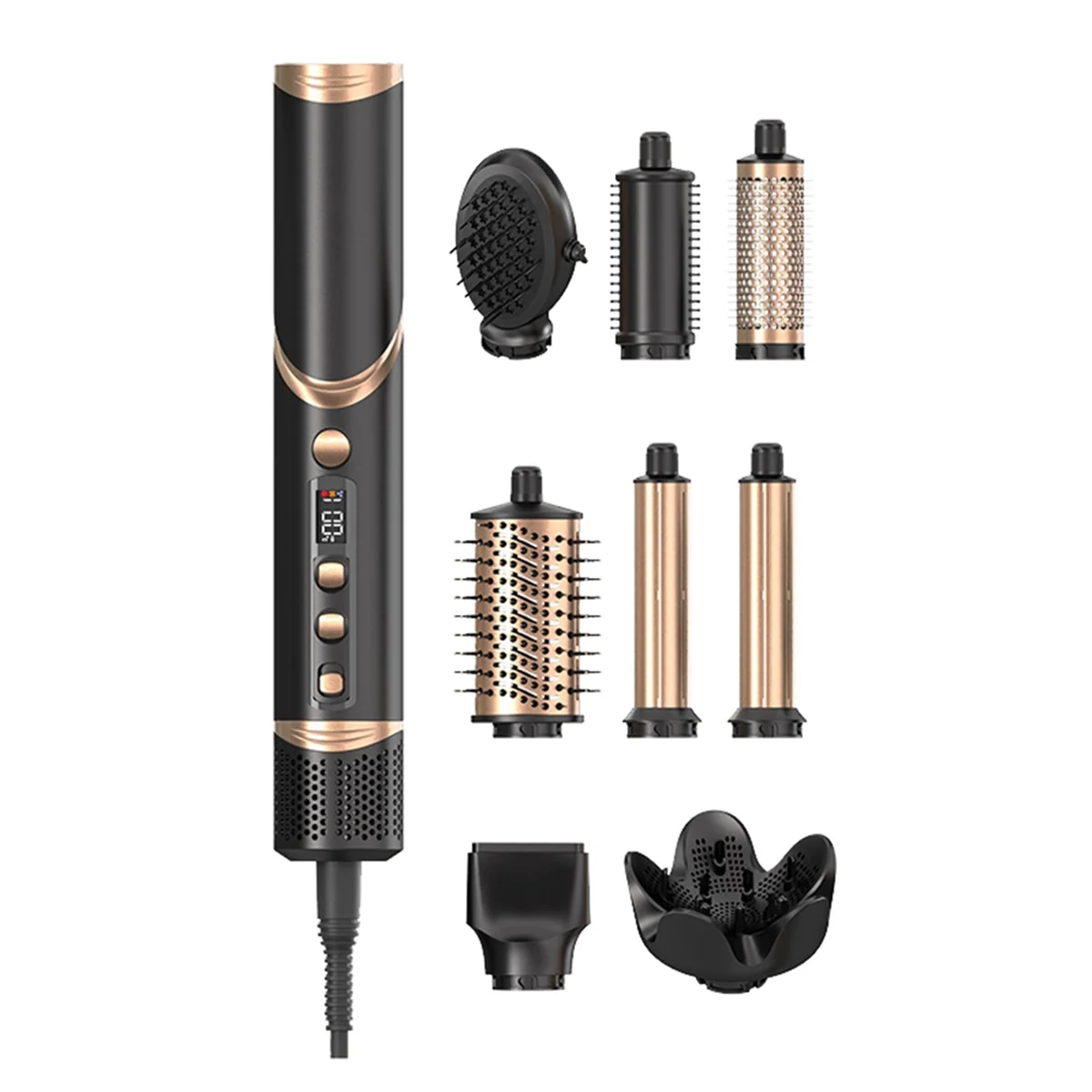 New Folding Hair Dryer Negative Ion Home Hot Air Comb Set Wind Salon Hair Styler Tool Professional Hair Dryer EU Plug,A