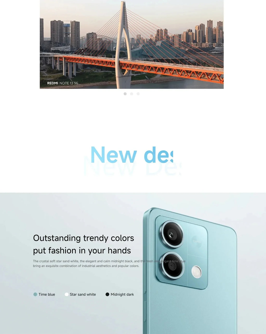 5G Smartphone Global Rom Original Xiaomi Redmi Note 13 256GB Dimensity 6080 Ultra 140Hz LCD Display 64MP Triple Camera 5000mAh
